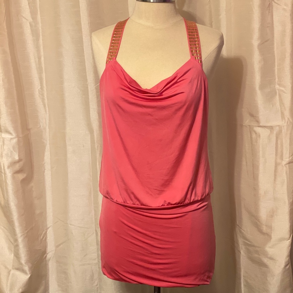 Summer  gold stripped dress